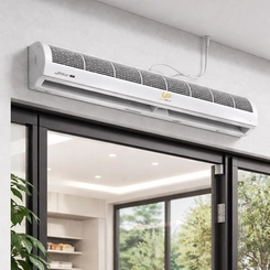 Cortina de Ar 120cm UP 220V com Controle Remoto Branca