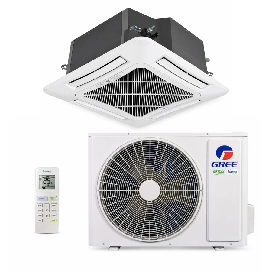 Ar-Condicionado Cassete 4 vias Inverter 56000 BTUs Gree G-prime Compact Só frio 220V GULD56T1/A-S
