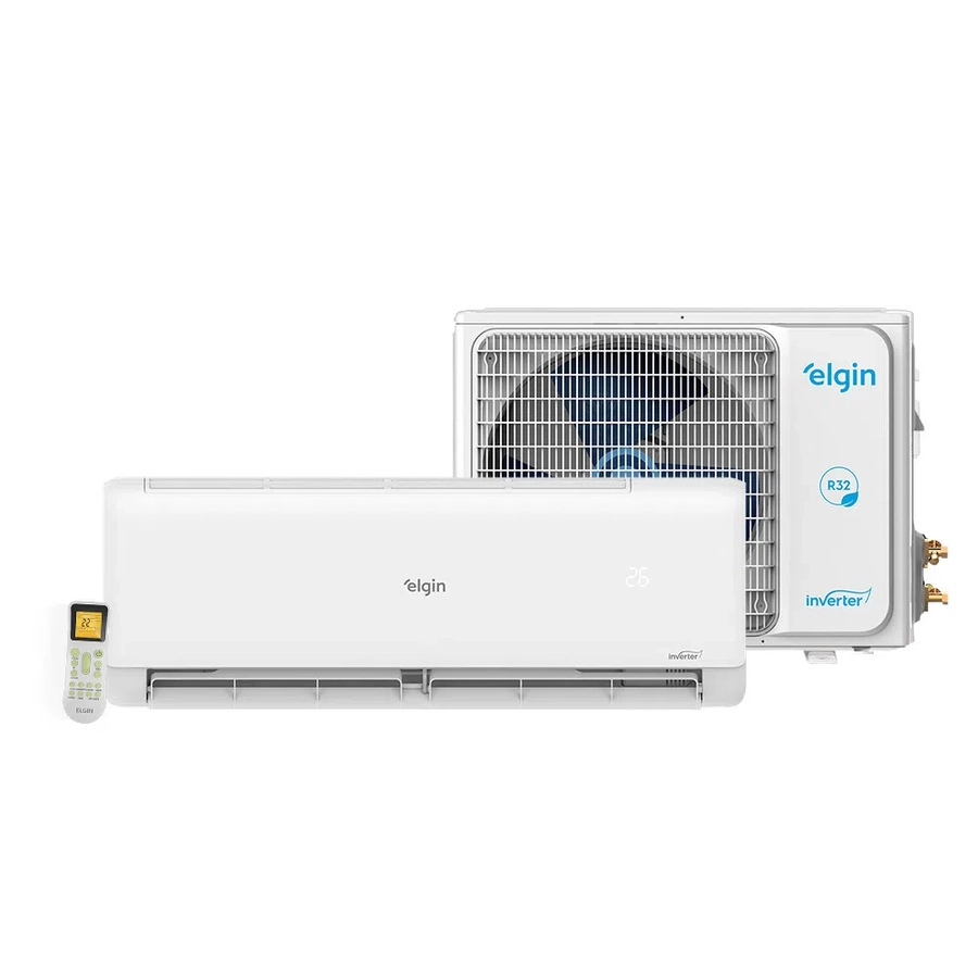 Ar-Condicionado Split Inverter Elgin Eco II 24000 BTUs Quente e Frio 220V 45HJQI24C2WC