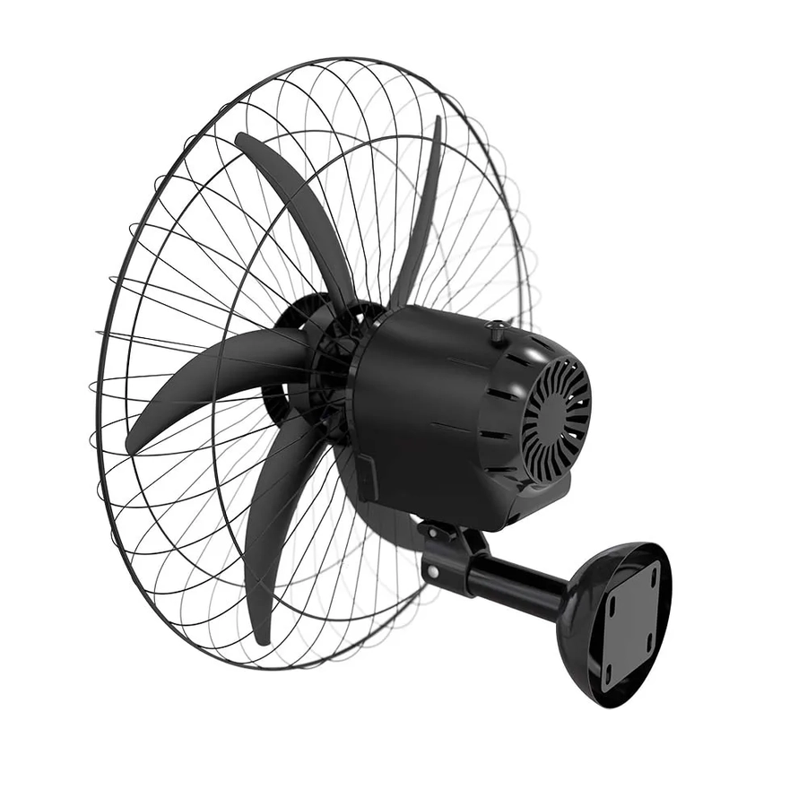 Ventilador de Parede Ventisol Falcon 60cm Preto Bivolt – Potente e