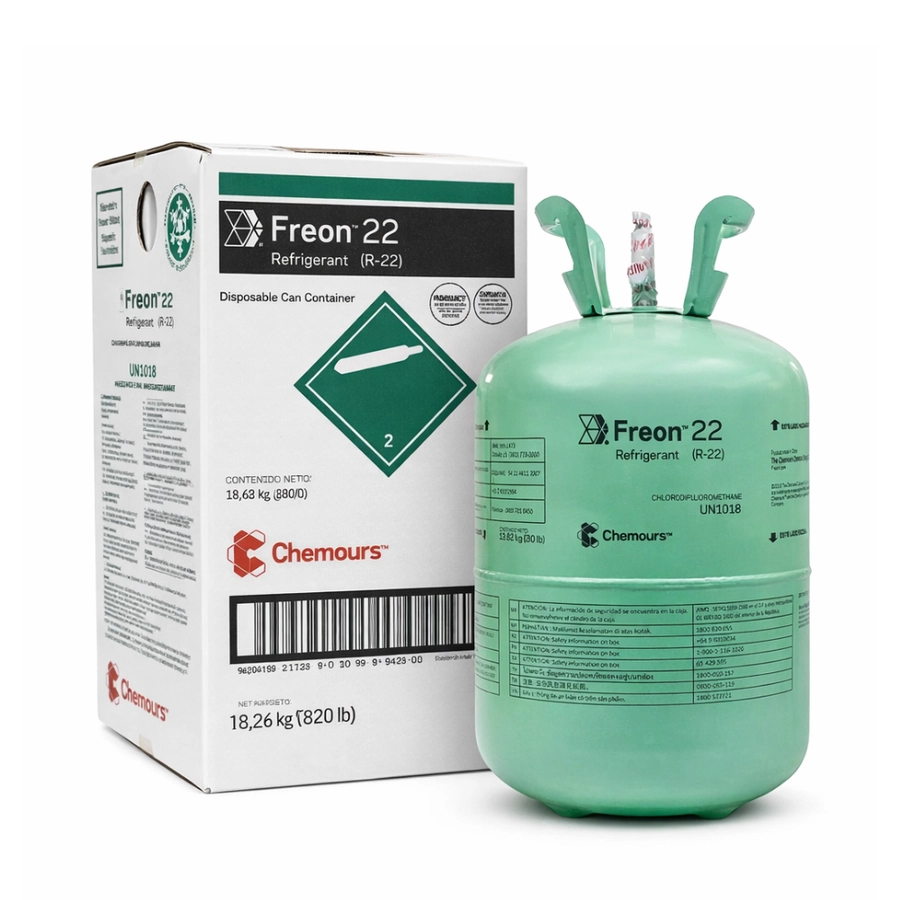 Gás Refrigerante R22 13,6kg Chemours Botija