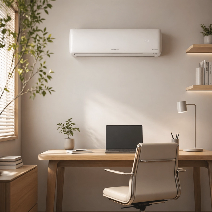 Ar-Condicionado Split Inverter 9000 BTUs Agratto Liv R32 220V Quente e Frio