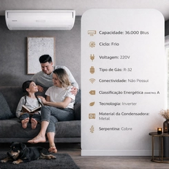 Ar-Condicionado Split Inverter Piso Teto 36000 BTUs Agratto R32 220V Só Frio