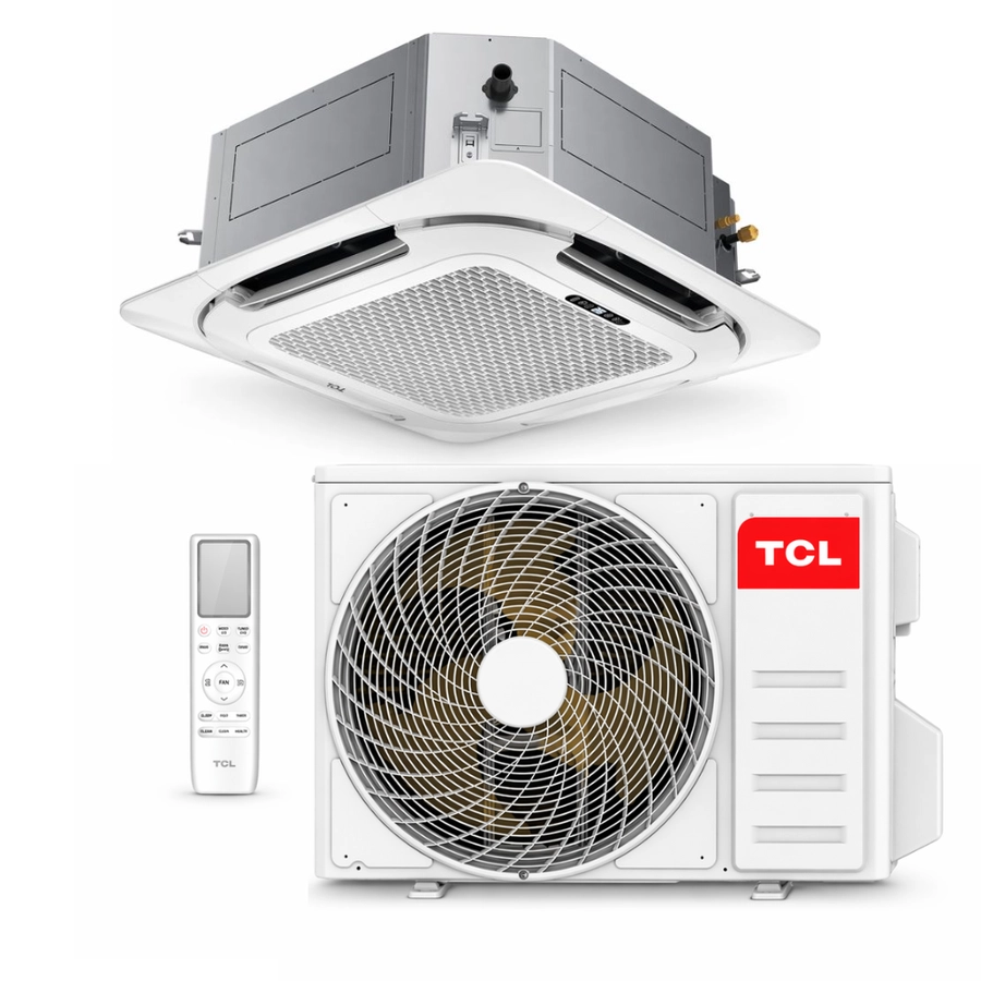Ar-Condicionado Cassete K7 Inverter TCL T-Pro 2.0 24000 BTUs Quente e Frio 220V