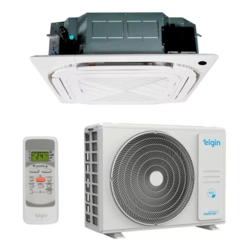 Ar-Condicionado Cassete K7 Elgin Eco Inverter 24000 BTUs Quente e Frio 220V 4 Vias