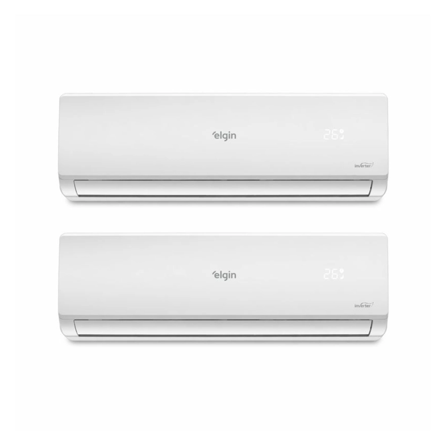 Ar-Condicionado Multi Split Inverter Elgin 18000 BTUs (2x Evaporadoras 12000 BTUs) Quente e Frio 220V