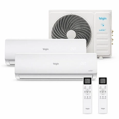 Ar-Condicionado Multi Split Inverter Elgin 18000 BTUs (2x Evaporadoras 12000 BTUs) Quente e Frio 220V