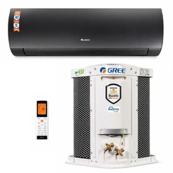 Ar-Condicionado Split Hi-Wall Inverter Gree G-Diamond Black 9000 BTUs Só Frio 220V