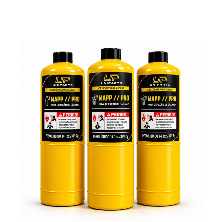 Kit Refil Maçarico Portátil MAPP Pro 400g UP