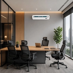 Ar-Condicionado Piso Teto Hi-Wall Inverter Hisense 55000 BTUs Quente e Frio R32 220V Wi-Fi