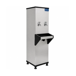 Bebedouro Industrial Coluna Knox 25L 2 Torneiras Geladas Inox 220V