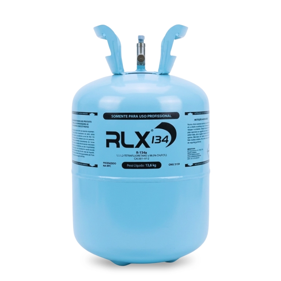 ヒロシ Gás Refrigerante RLX134 13,6kg Botija para Refrigeração Comercial