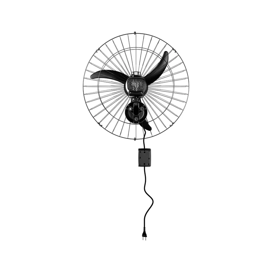 Ventilador De Parede Ventisol Oscilante 60cm Bivolt Preto