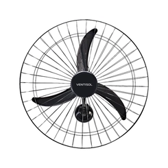 Ventilador De Parede Ventisol Oscilante 60cm Bivolt Preto