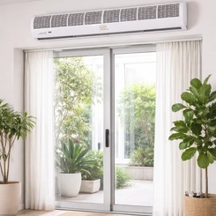 Cortina de Ar 180cm UP 220V com Controle Remoto Branca