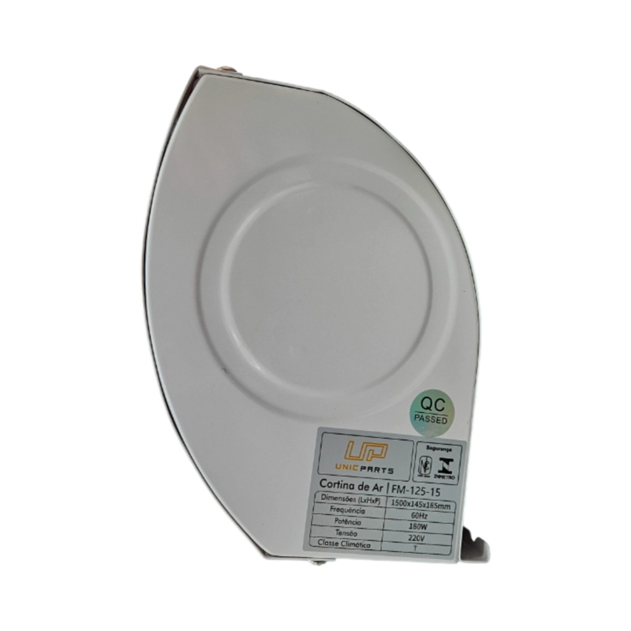 Cortina de Ar 150cm UP 220V com Controle Remoto Branca